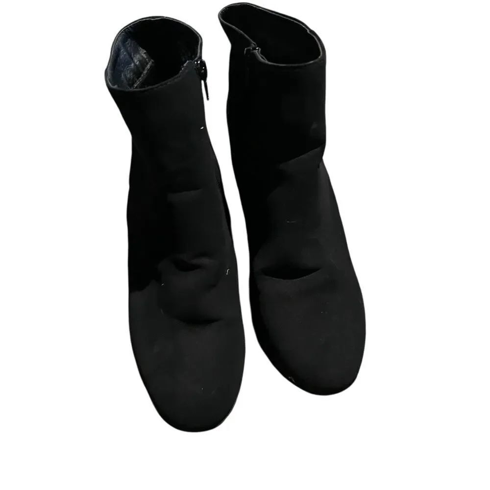 London dog Elegant Black Women's Ankle Boots size 11 never worn see pics